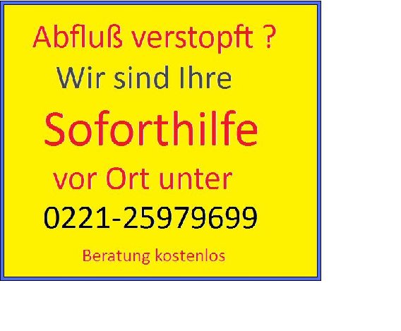 Abfluss Köln 0221-25979699 in Köln - Logo