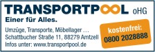 TRANSPORTPOOL GmbH, Umzüge, Lagerung, Transporte in Friedrichshafen - Logo