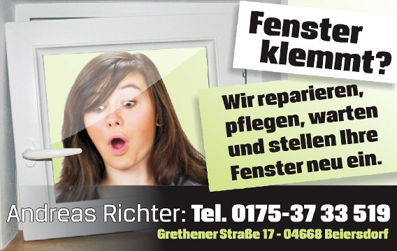 Richter Fensterreparatur in Beiersdorf Stadt Grimma - Logo