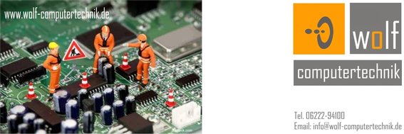 computertechnik wolf in Mühlhausen im Kraichgau - Logo