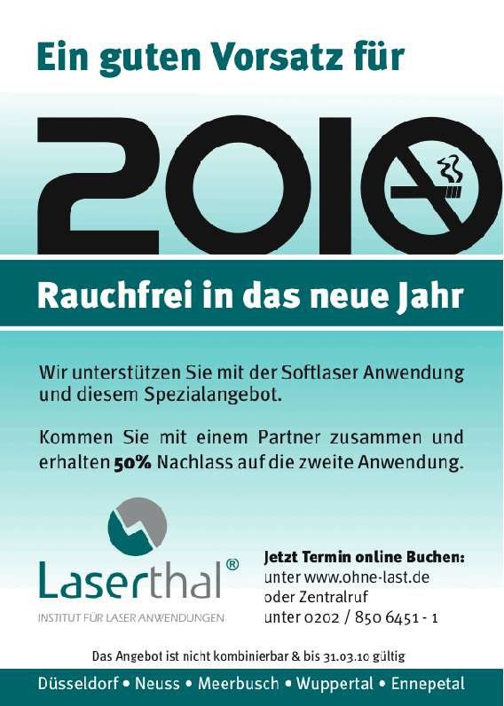 Laserthal® Institut für Softlaseranwendung/Raucherentwöhnung in Düsseldorf - Logo