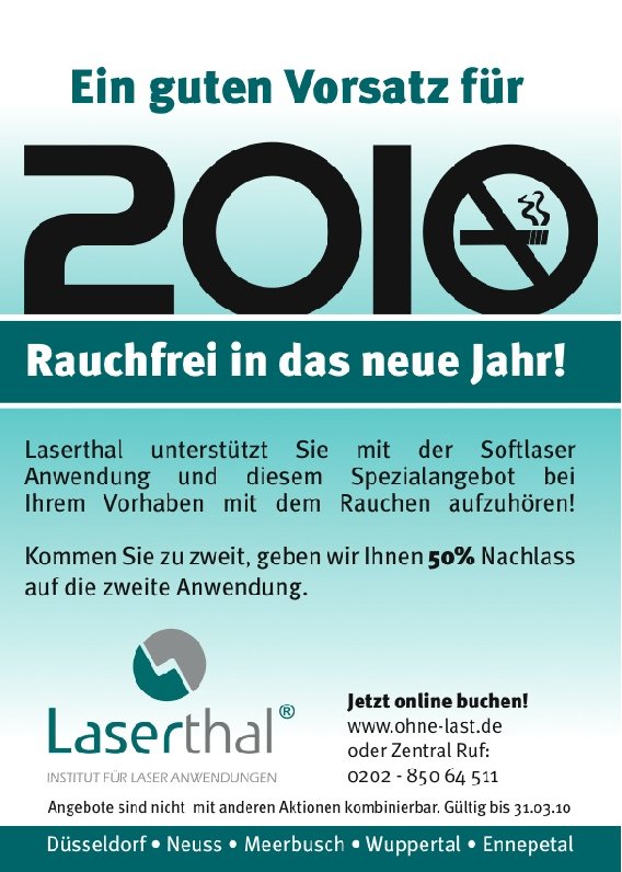 Laserthal® Institut für Laseranwendung/Raucherentwöhnung in Ennepetal - Logo