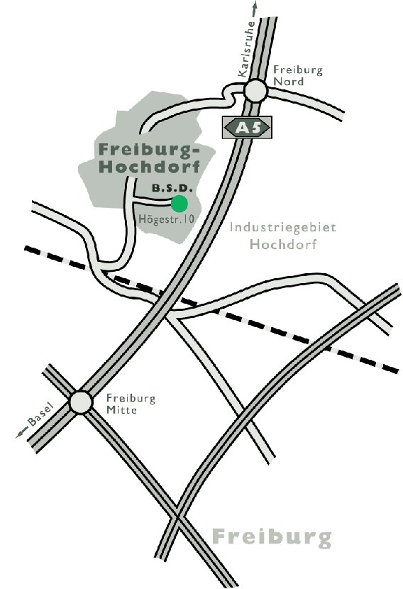 B.S.D. GmbH EDV Service und Datentechnik in Hochdorf Stadt Freiburg im Breisgau - Logo