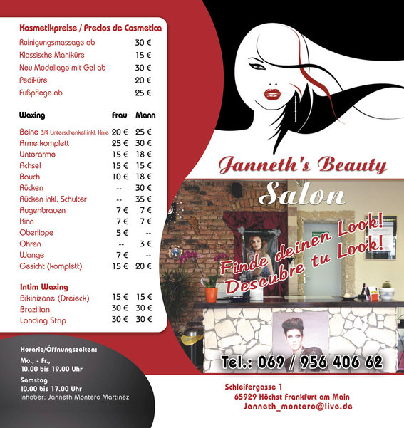 Janneths Beauty Salon in Frankfurt am Main - Logo