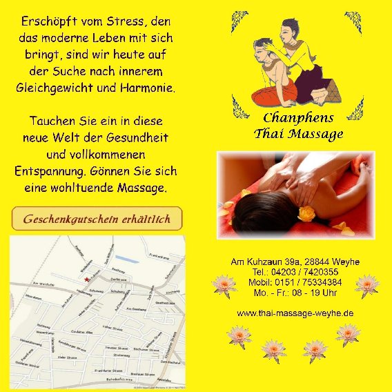 Chanphen's Thai Massage in Weyhe bei Bremen - Logo