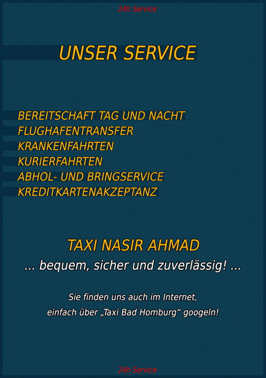 Ahmad Taxi in Bad Homburg vor der Höhe - Logo