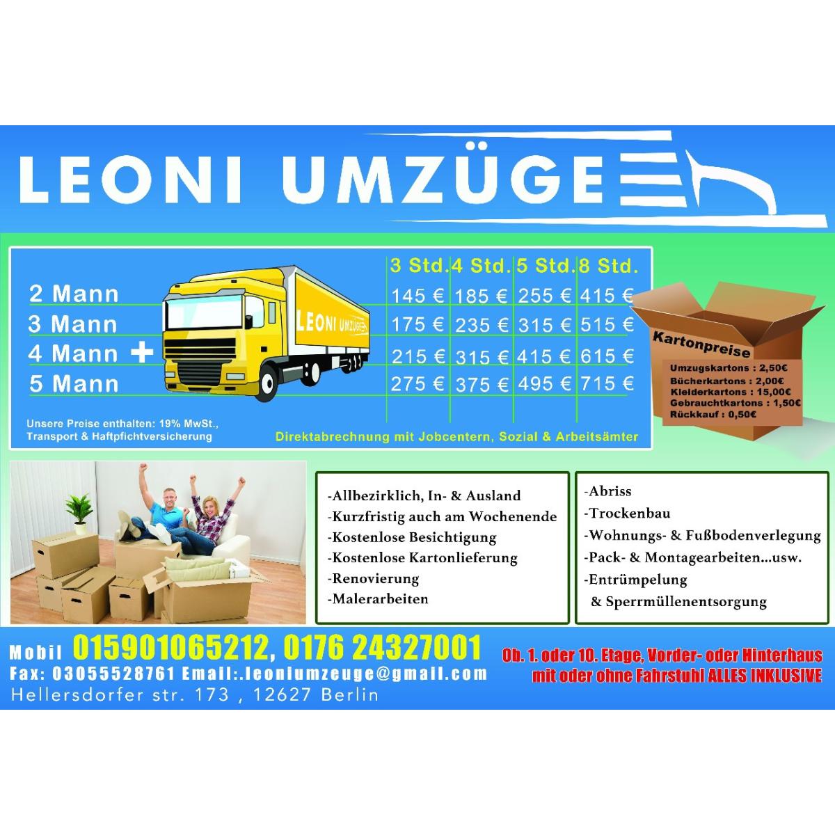 Leoni Umzüge in Berlin - Logo