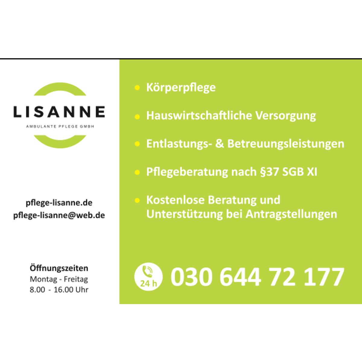 Ambulante Pflege Lisanne GmbH in Berlin - Logo