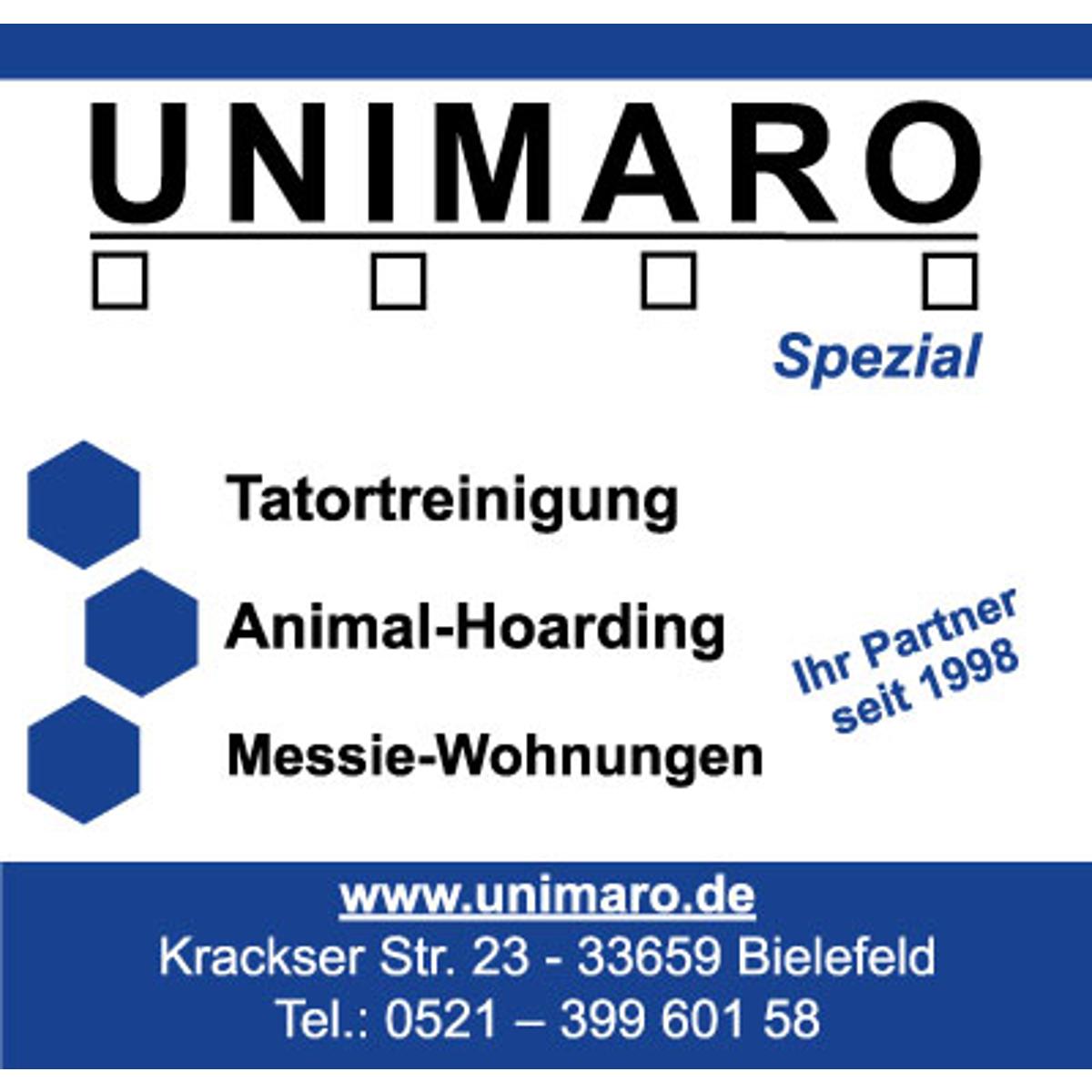 Tatortreinigung Unimaro in Bielefeld - Logo