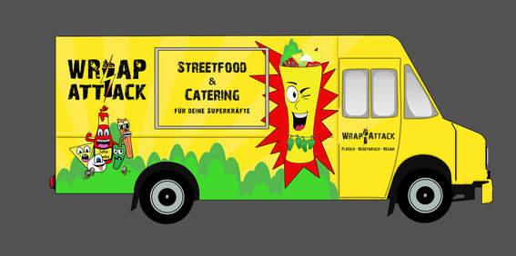 WRAP ATTACK Food Truck in Dortmund - Logo