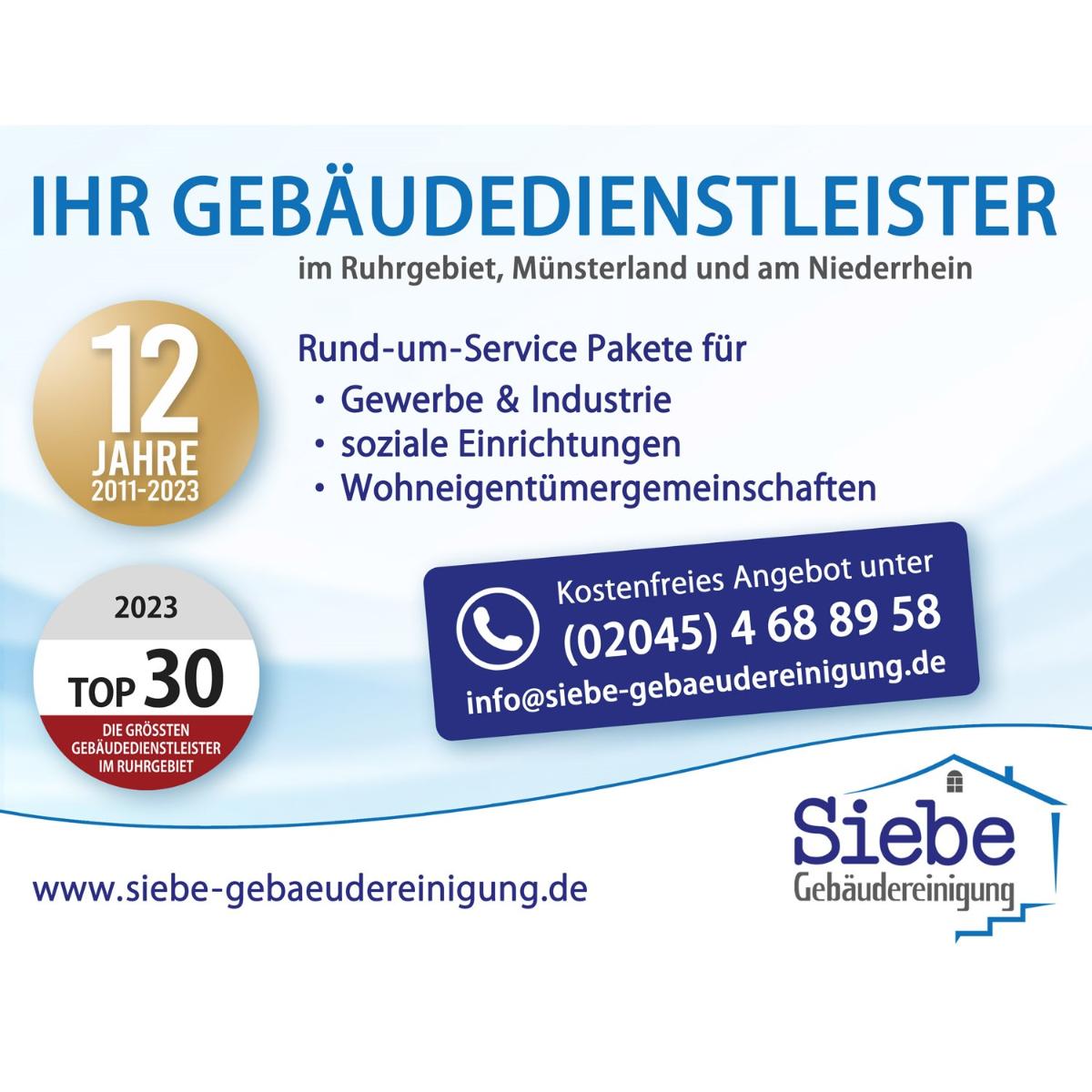 Siebe Gebäudereinigung GmbH in Bottrop - Logo