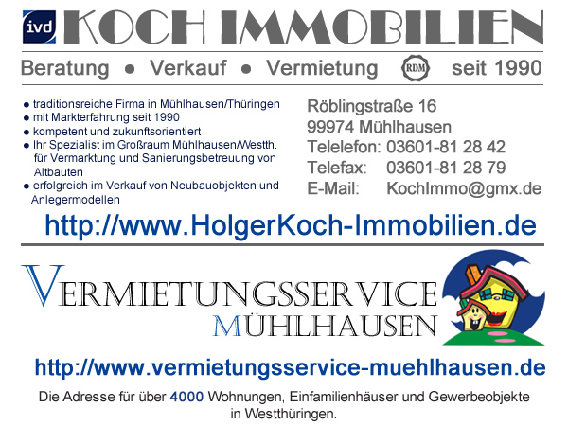 KOCH IMMOBILIEN IVD / RDM Mühlhausen in Mühlhausen in Thüringen - Logo