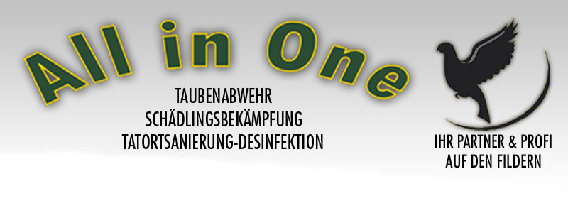 All in One Taubenabwehr & Schädlingsbekämpfung in Neuhausen auf den Fildern - Logo