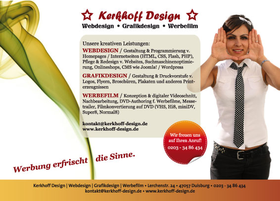 Kerkhoff Design - Webdesign, Grafikdesign, Werbefilm in Duisburg - Logo