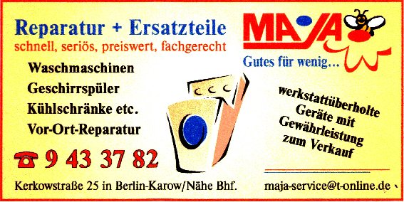 MAJA Reparatur-Service in Berlin - Logo