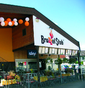 Bruzzelstub` - die nette Imbissgaststätte in Meckesheim - Logo