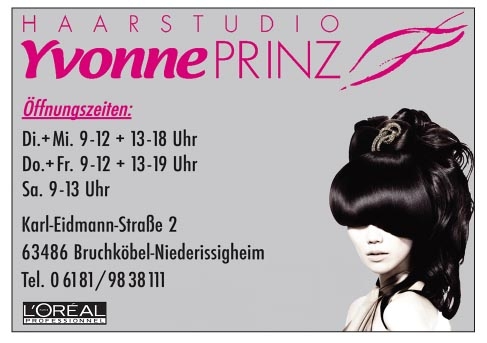 Prinz Yvonne Haarstudio in Niederissigheim Stadt Bruchköbel - Logo