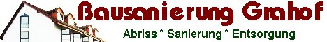 Abriss Bauunternehmen Grahof in Landau in der Pfalz - Logo