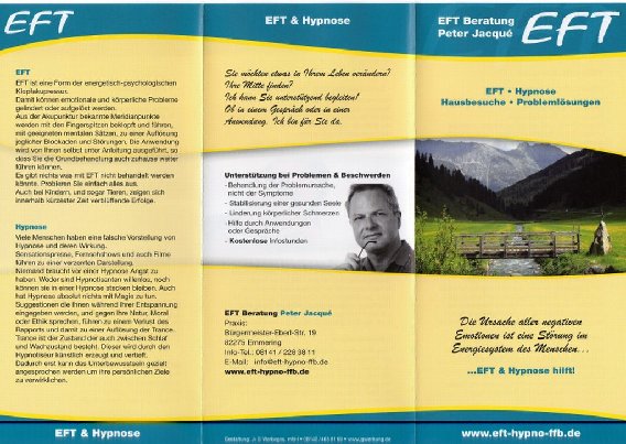 Praxis EFT und Hypnose Peter Jacqué in Emmering Kreis Fürstenfeldbruck - Logo