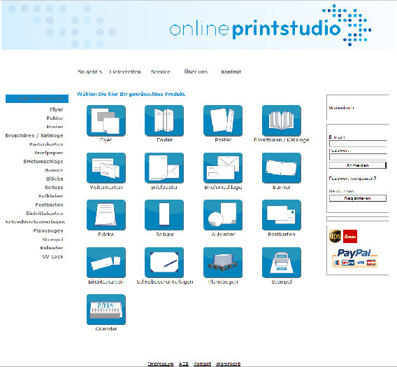 online-printstudio.de in Hamburg - Logo