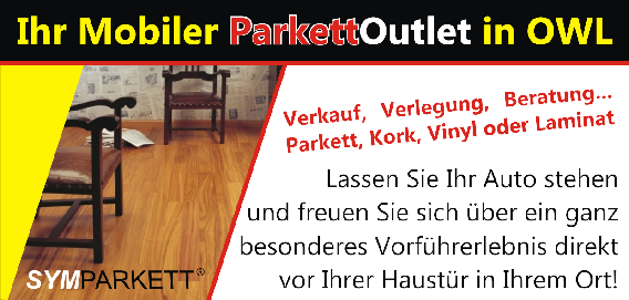 Mobiler Parkettoutlet in OWL in Bielefeld - Logo