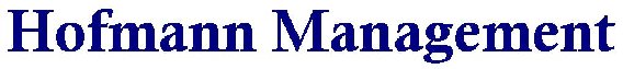 HM - Hofmann Management in Dortmund - Logo