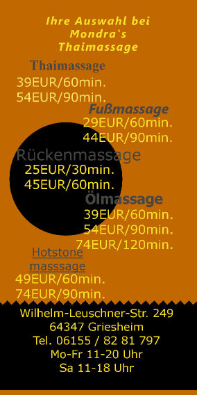 Mondra Thaimassage in Griesheim in Hessen - Logo