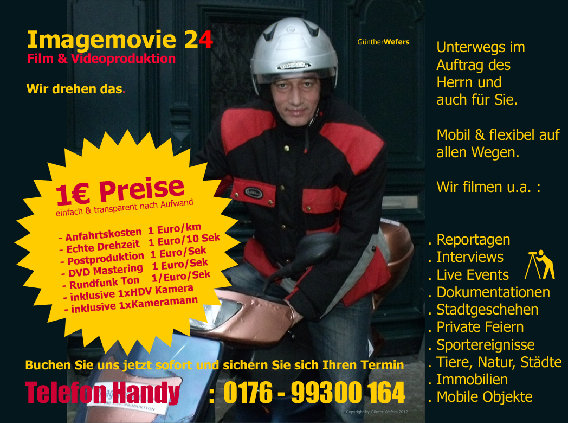 Filmproduktion Imagemovie 24 c/o Günter Wefers in Krefeld - Logo