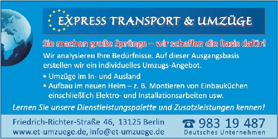 Express Transport & Umzüge in Berlin - Logo