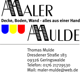 Maler Mulde in Geringswalde - Logo