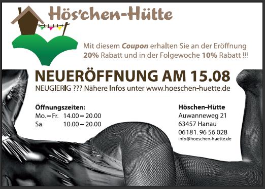 Höschen-Hütte in Hanau - Logo